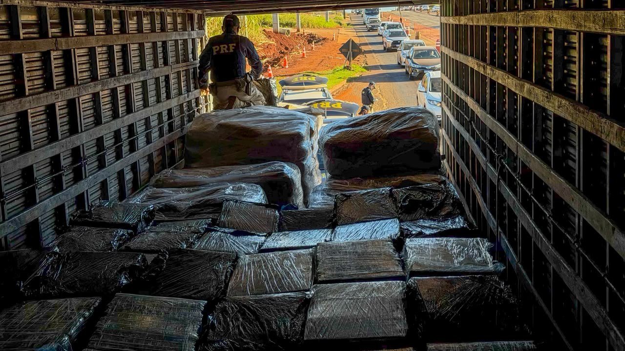 PRF apreende mais de 4,3 toneladas de drogas em Maringá/PR